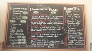 29th Parallel Menu